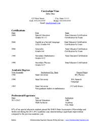 Sample Resume Before Professional Writing