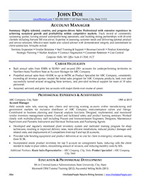 Sample Resume After Professional Writing