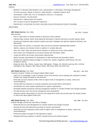 Sample Resume Before Professional Writing