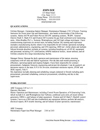 Sample Resume Before Professional Writing