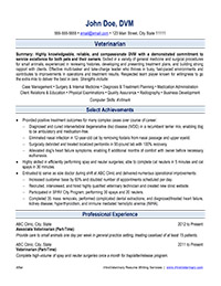 Sample Resume After Professional Writing